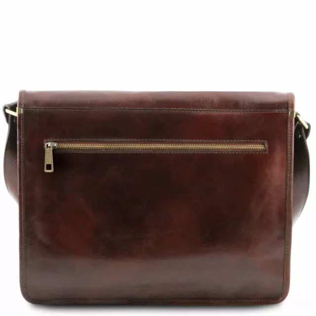 Messenger Bag borsa tracolla usata monospalla Tuscany Leather made in Italy