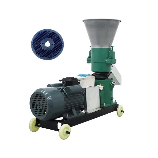 Poultry Livestock: 3mm Feed Pellet Machine 220V 150kg/h Granulator 239602+239547