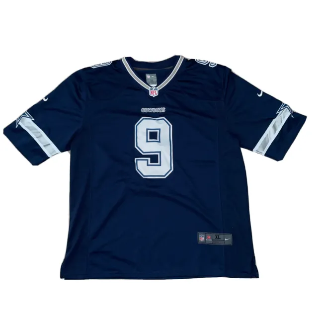 Men's Dallas Cowboys Tony Romo #9 Nike Navy Jersey Style XL