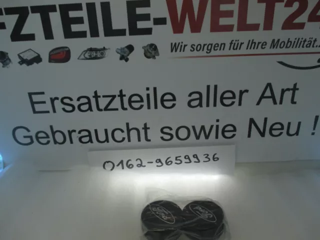 Ford Radnabendeckel Felgendeckel Nabenkappe Schwarz -Glanz 54mm NEU