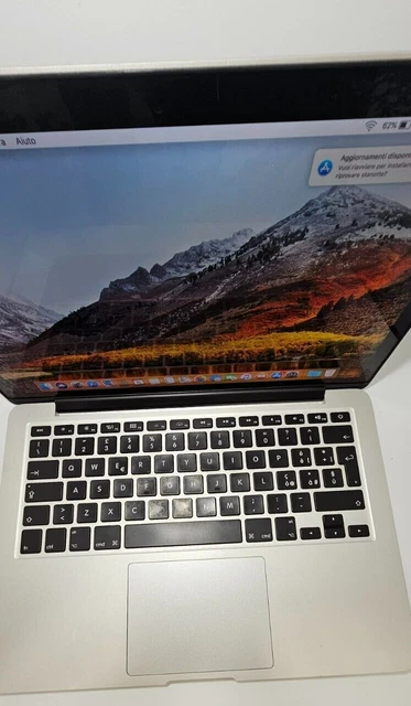 Apple Macbook Pro A1502 I5 2.6 8 Gb Ram Ssd 128 Usato In Ottimo Stato Late 2014