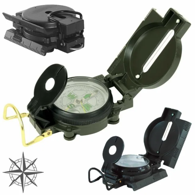 Tracking and Marching Compass COMPASS Metal Housing Survival Outdoor Camping Compass