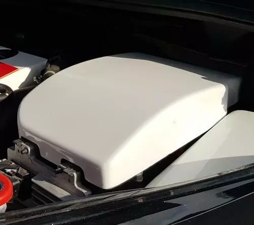Vauxhall Corsa E (inc VXR) - Proform Battery Cover - Gloss White Plastic