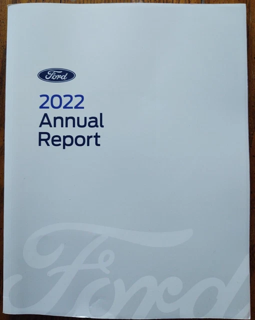 FORD MOTOR COMPANY 2022 Annual Report 12.99 PicClick