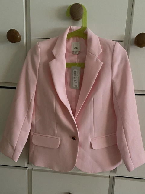 New With Tags Girls Age 6 Pink River Island Jacket