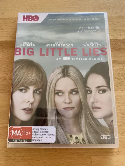 Big Little Lies Series 1 | Nicole KIdman, Reese Witherspoon | 3 Discs |  NON-USA Format | PAL | Region 4 Import - Australia