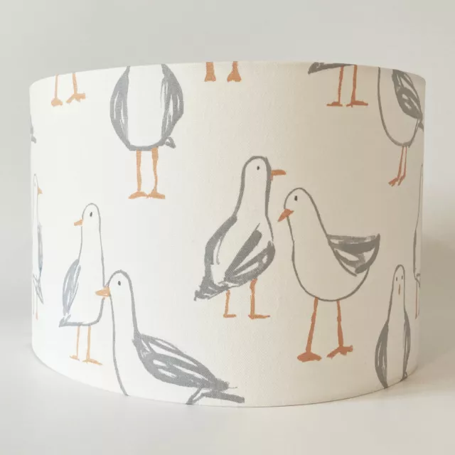 Clarke & Clarke Laridae Sea Gull Beach Fabric Ceiling Light Shade or Lampshade