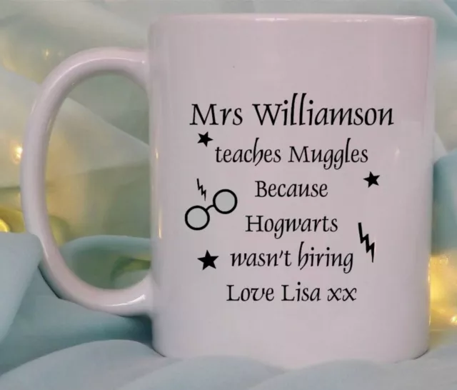 Personalised Harry Potter Teacher Gift, Classroom Muggles Tolerated Class  Room