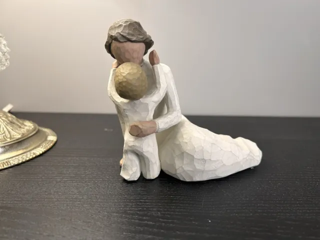 WILLOW TREE Collectable Figurine “Touch” Mum & Child By Susan Lordi 2001