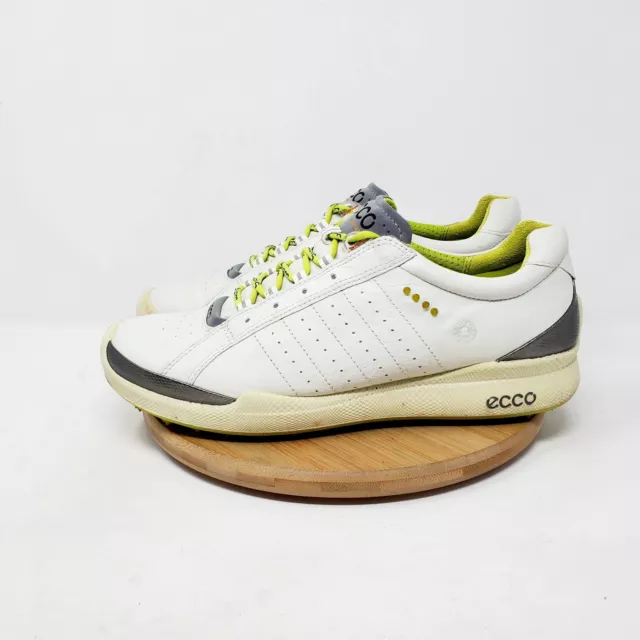 Ecco Biom Hybrid Golf Shoes Womens 41 Yak Leather Spikeless Lace Up Sneakers