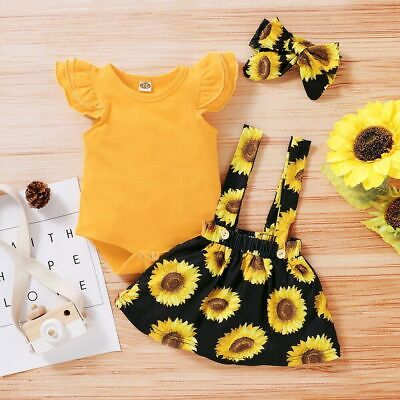 Baby Girl Travestimento Vestito Florale Bambini Outfits Romper Tops Skirt