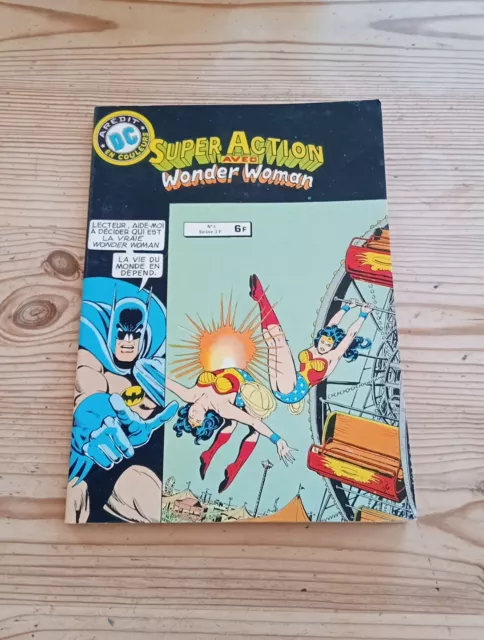 SUPER ACTION avec WONDER WOMAN N°6 1980