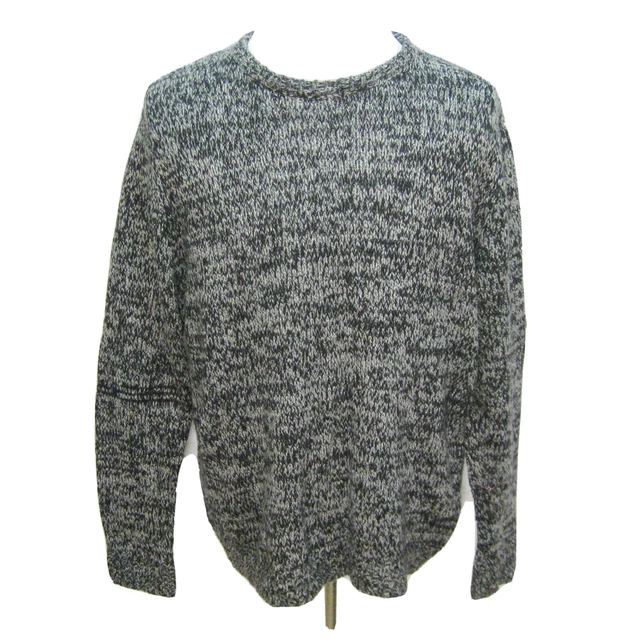 NORDSTROM Men's (Size Large) Gray Long Sleeve Sweater Wool Blend Soft Warm Top