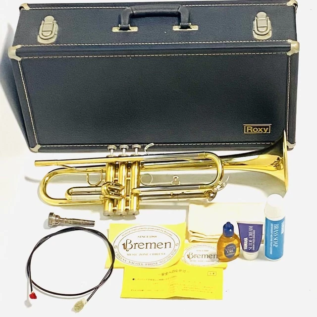 ROXY ロキシー MODEL 446 トランペット 7Cマウスピース ROXY TRUMPET MODEL 446 7C Mouthpiece with Hard Case Brass