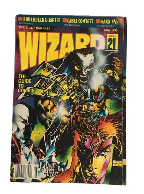 Wizard The Guide to Comics # 21 May 1993 w Poster