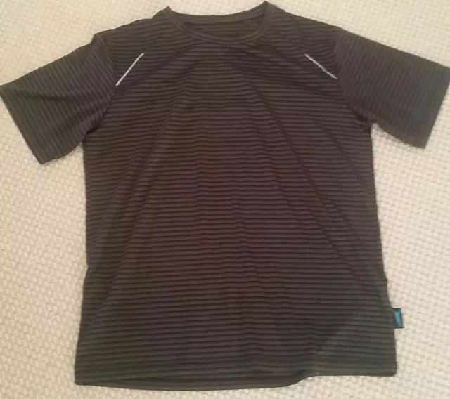 Mens Fitness T-shirt Guy Leech Black Size M, as new.