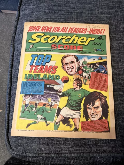 Scorcher and Score Comic - 10 June 1972 - Ireland