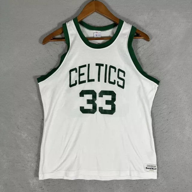 VTG 1980s Sand Knit McGregor NBA Boston Celtics Authentic Shooting Shirt  size 46
