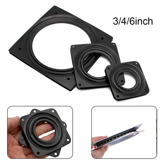 Herramienta tocadiscos hueco placa negra escritorio giratorio 360