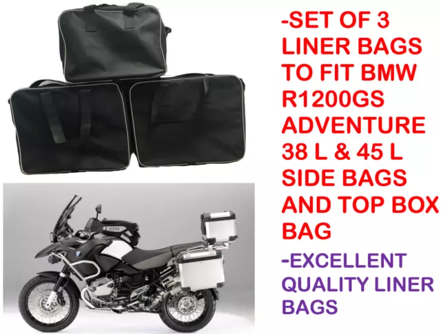 Pannier Liner Bags Inner Bags Side &Top Bags For Bmw R1200Gsa &F800Gsa Adventure