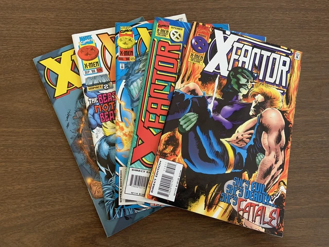 X-Factor #113,114,125,126,130 Moore Mackie Epting ONSLAUGHT 1st Print