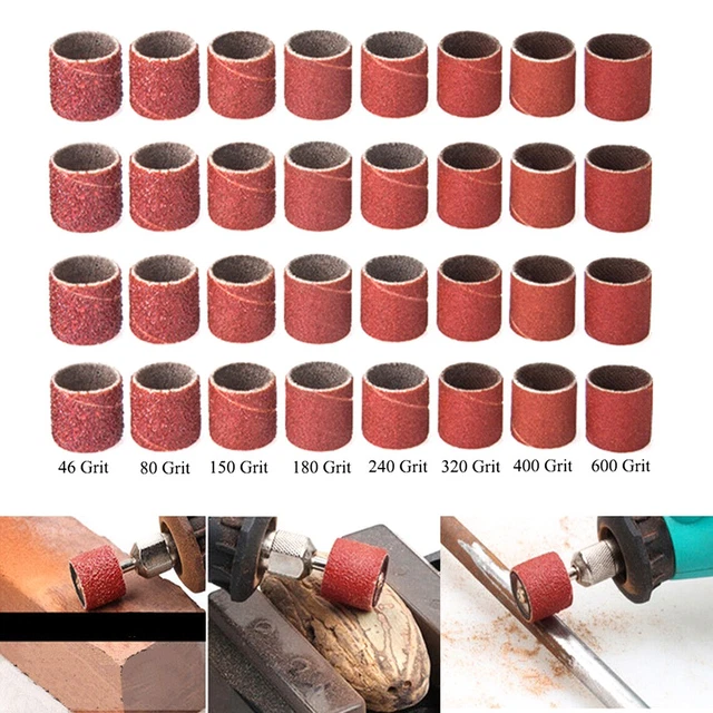 60 Schleifbänder Für Nagelbohrer – Set Mit 80# 120# 180# 240# Körnung & Dorn, Für Maniküre & Pediküre Zuhause