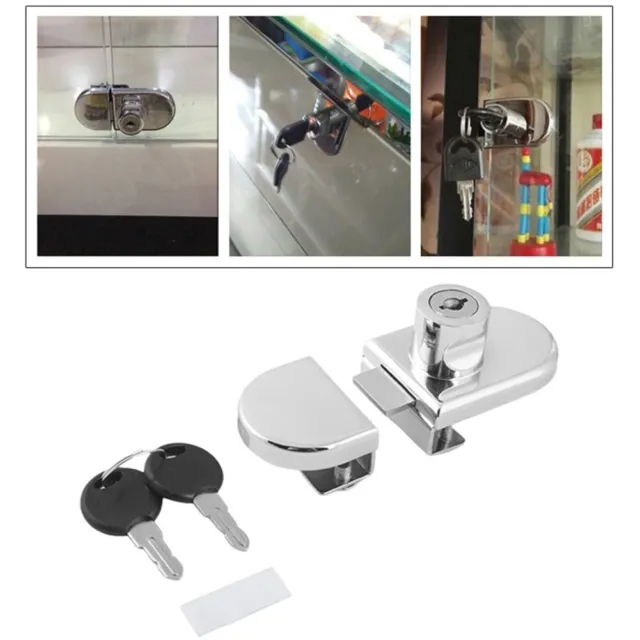 Secure Your Display Cabinets with the Durable Glass Door Lock Easy Installation