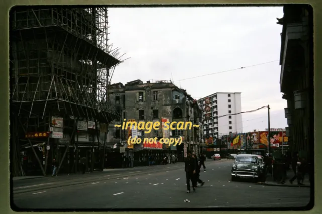 Hong Kong Street Scene in 1964, Kodachrome Slide n13b