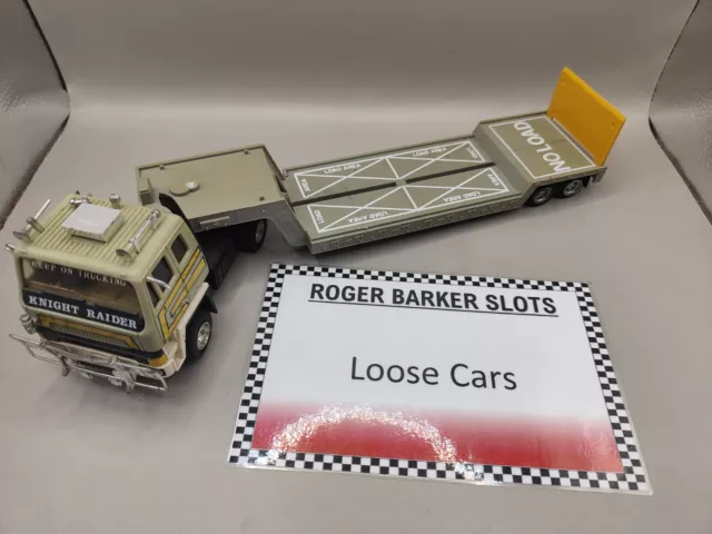 Scalextric Original Low Loader Truck Knight Raider 1980s 1:32 Scale Slot Car