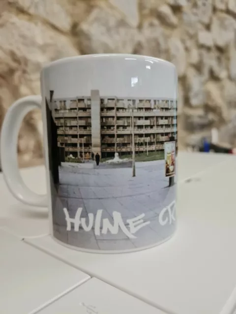Hulme Crescents Cup Mug Manchester Moss Side nostalgia