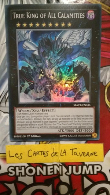 CARTE YU GI-OH! True king of all calamities : MACR - Vo/Super Rare 1st