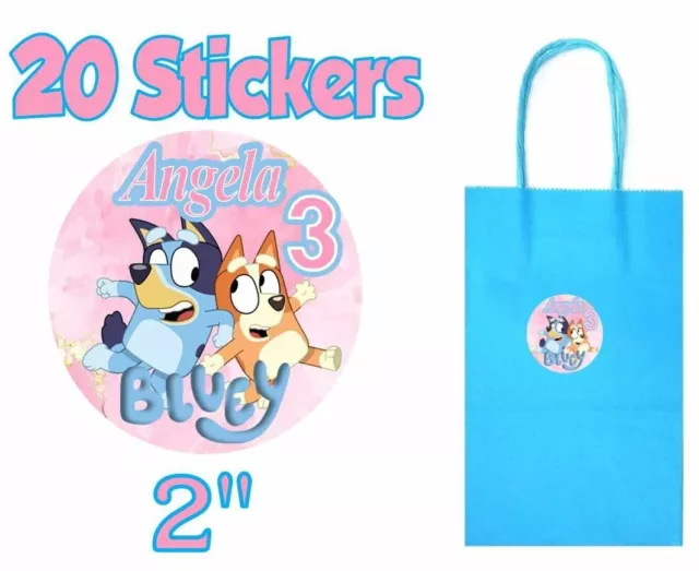 Bluey BIRTHDAY PARTY DECORATION TABLE CLOTH LOLLY LOOT BAG PLATE BANNER  Bingo