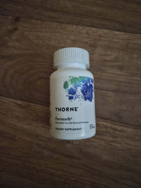 THORNE, FERRASORB, 60 Capsules expiry date 04/2025 £12.00 - PicClick UK