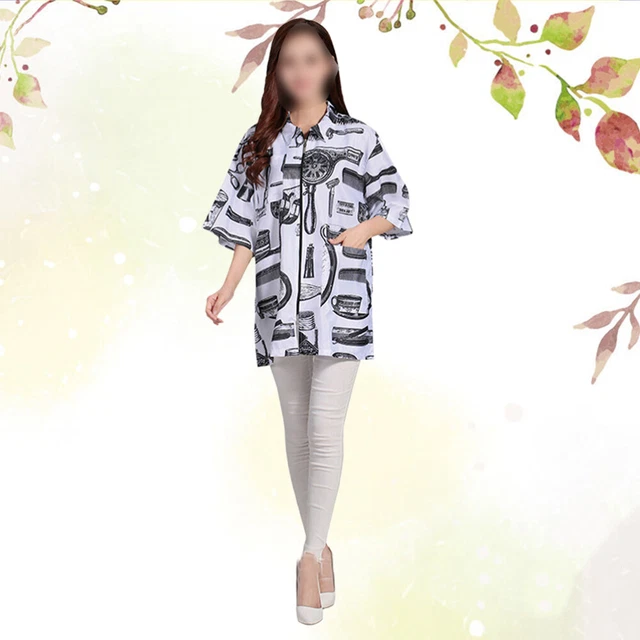 Hairdresser Grooming Smocks Dyeing Apron Salon Work Clothes