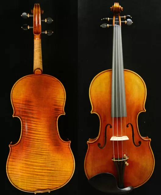Fine Stradivari Violin Master Craftsmanship Fablous Sound 1-PC Back S-30