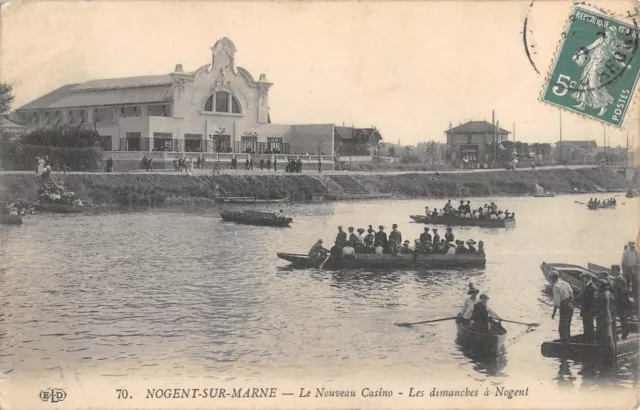 Cpa 94 Nogent Sur Marne / The New Casino / Sundays A Nogent