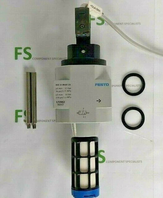 Festo 172962 On-Off/Tipo: Filtro solenoide HEE-D-MAXI-24 MSEB-3-24V DC 2309