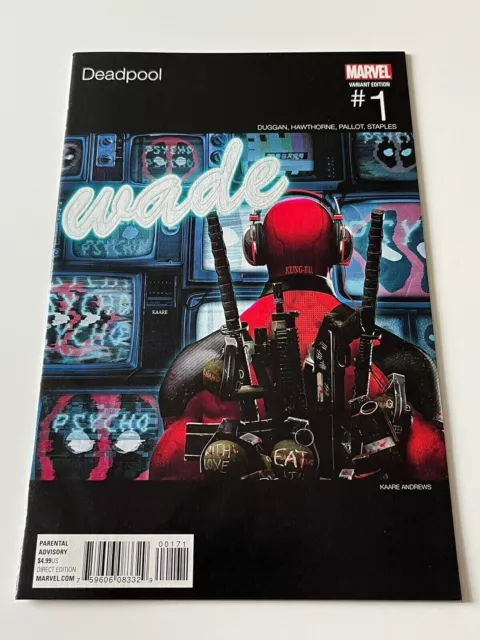 DEADPOOL #1 Hip Hop Homage Variant Marvel Comics