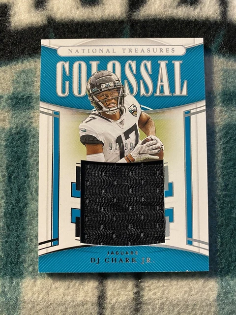 D.j. Dj Chark 97/99 Jumbo Jaguars Jersey Patch 2019 National Treasures Panthers