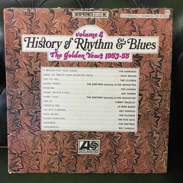 ATLANTIC RECORDS HISTORY OF RHYTHM & BLUES Vol 2 GOLDEN YEARS LP Drifters Chords