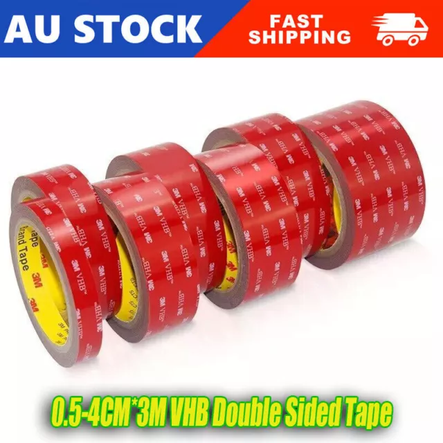 3M VHB Double Sided Tape Heavy Duty Mounting Tape for Car, Home and Office AU