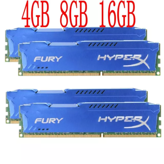 Pour HyperX FURY 4Go 8Go 16Go 2X4G 2X8G PC3-10600 DDR3 1333 RAM bureau FR