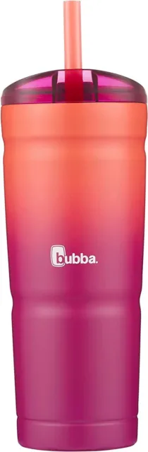 Bubba Brands Stainless Steel Vacuum Tumbler, 24oz Pink Sorbet Ombre, 1 Count