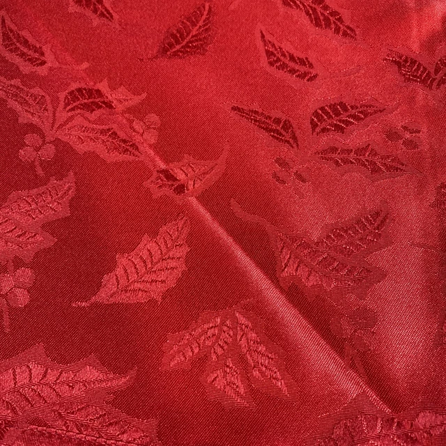 Servilletas y manteles de Navidad Lenox rojo damasco de 16 piezas