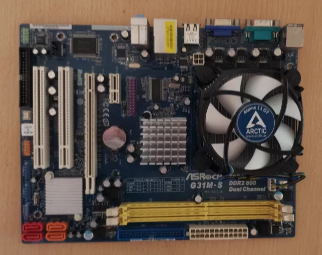 Placa base ASROCK G31M-S con Procesador Intel Celeron Dual-Core 2.20GHZ