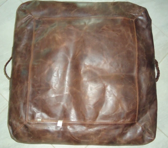 RARE Orvis Leather Dog Bed