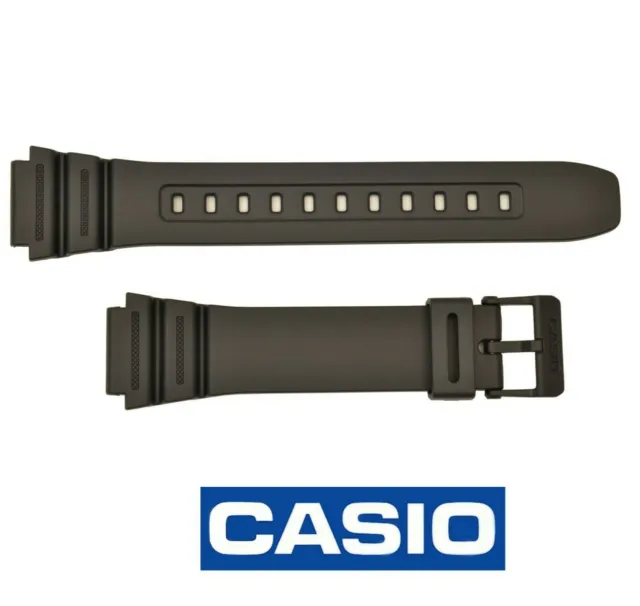 Casio AE-1200WH AE-1200 W-216 AE-1300 Originale Nuovo Cinturino Gomma Nera