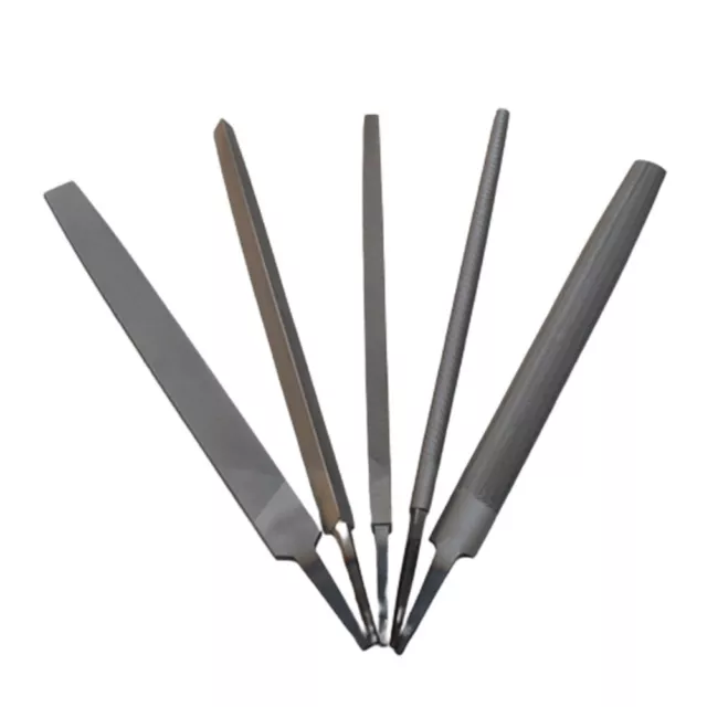 Essential Steel Files Set Round Half Round Triangle Square Flat Shapes