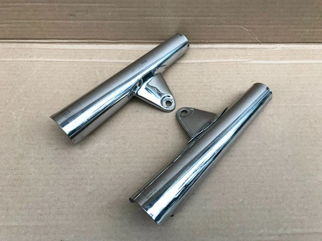 Fourche Avant Moto/velo Acier Chromé Partiel - Pièce Occasion