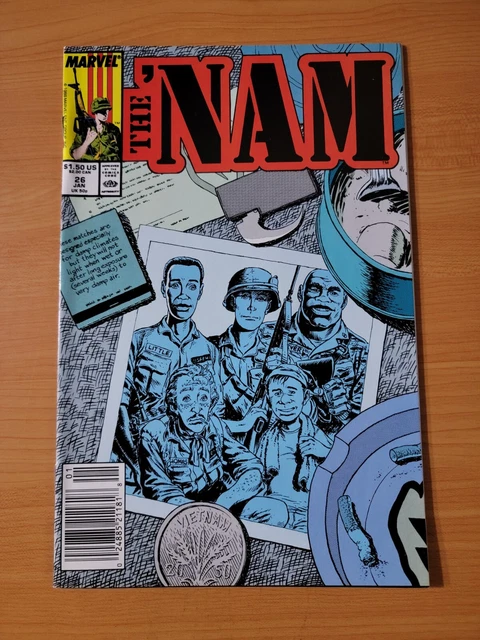 The 'Nam #26 Newsstand Variant ~ NEAR MINT NM ~ 1989 Marvel Comics
